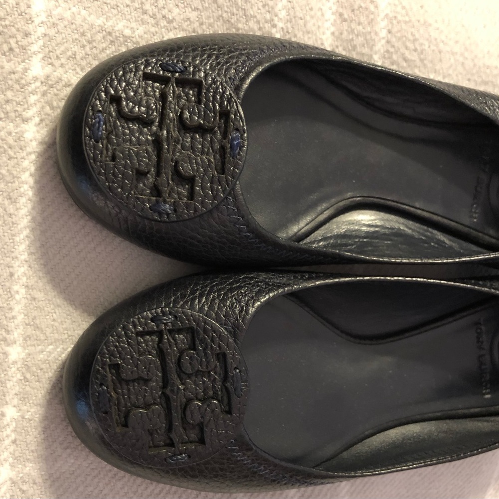 Tory Burch Navy ballet flats new no box size 5